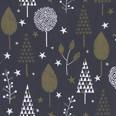 Albero bleu foncé